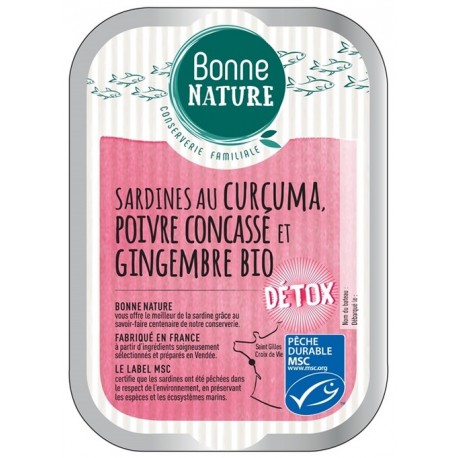Bonne Nature Sardine Detox 115g  